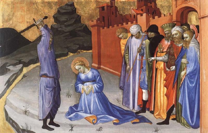 Gherardo Starnina The Beheading of Saint Catherine Germany oil painting art